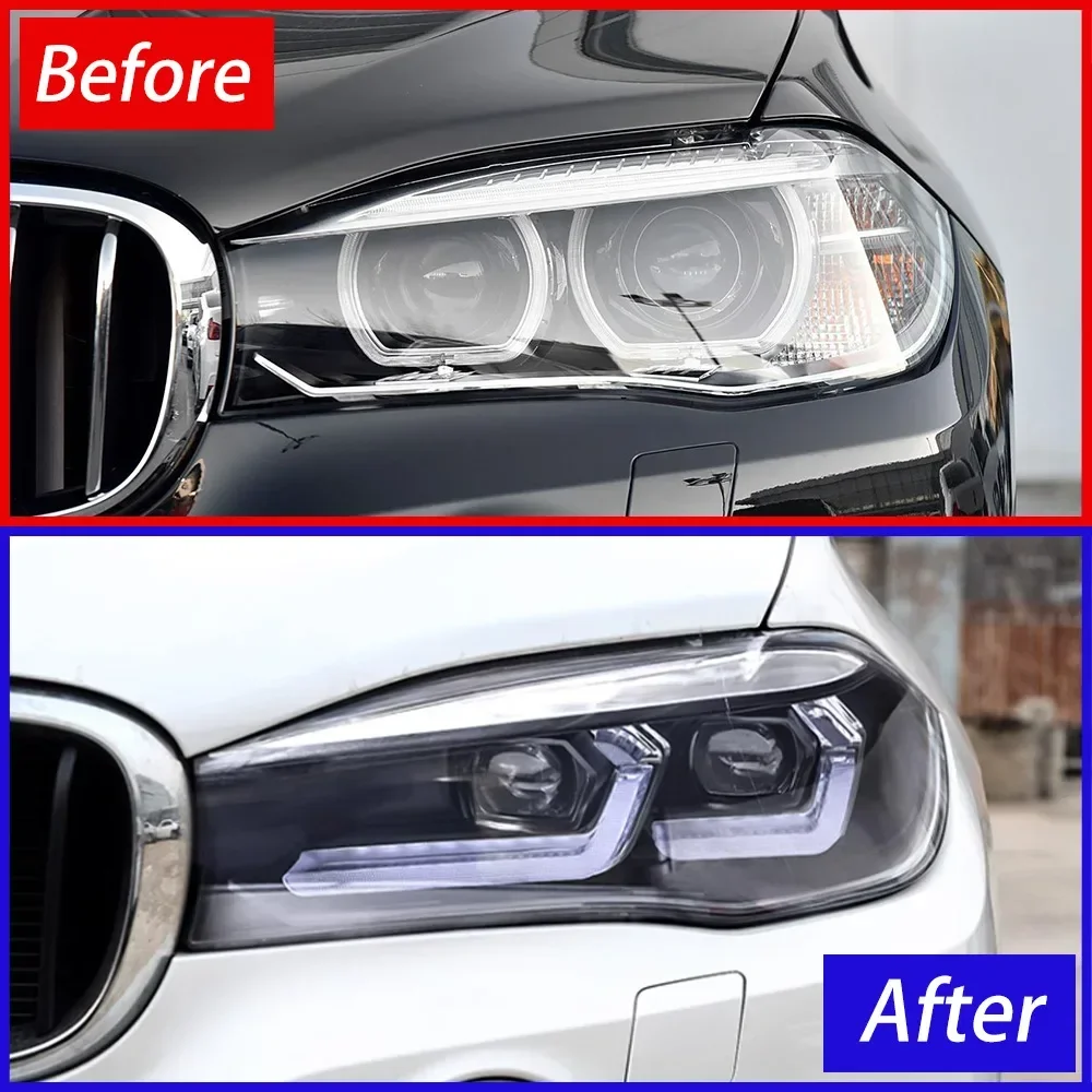 Faros LED projector para BMW X5 F15 2014-2018 con DRL - imagen 3