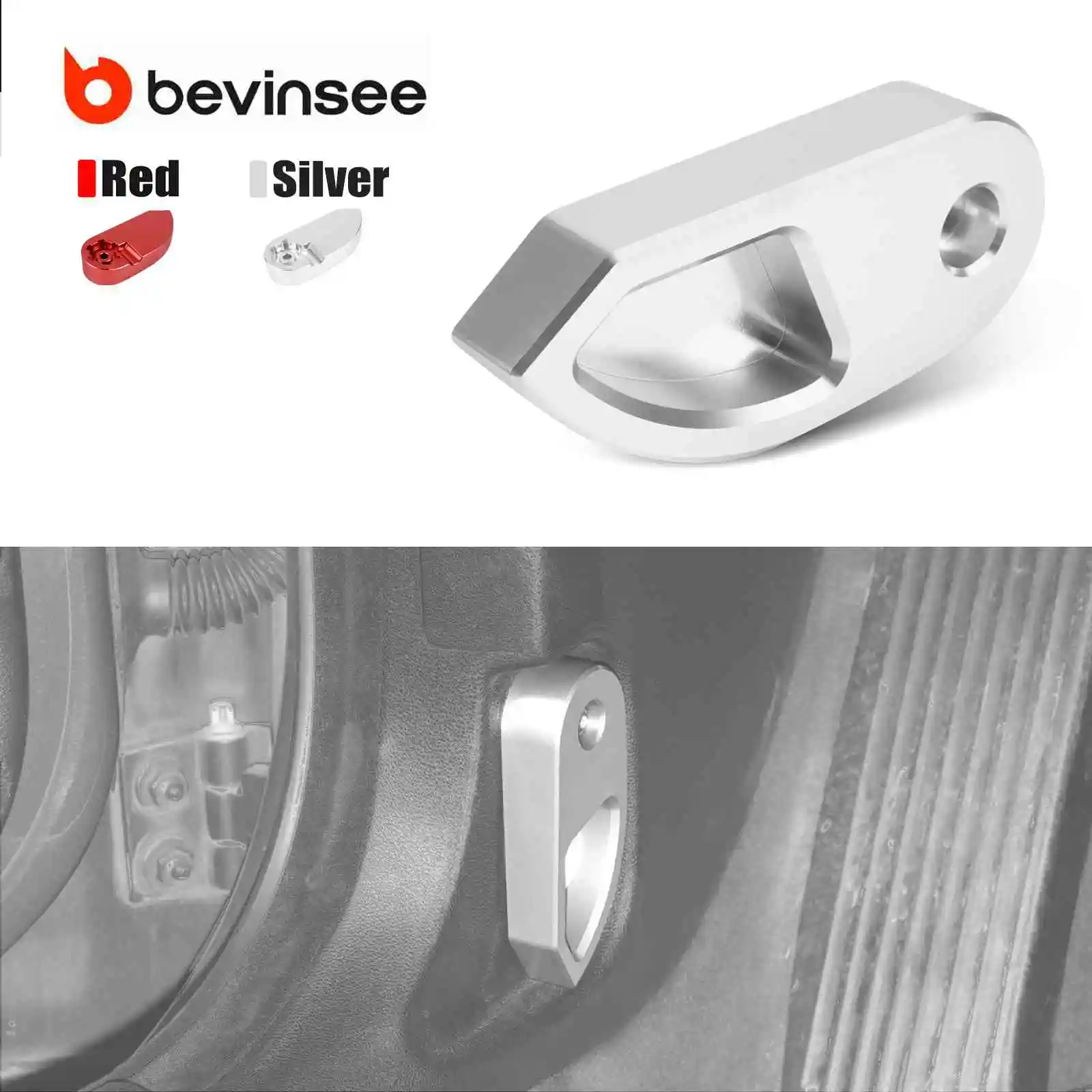 Embellecedor maneta capó aluminio BMW Serie 3 E90 E92 E93