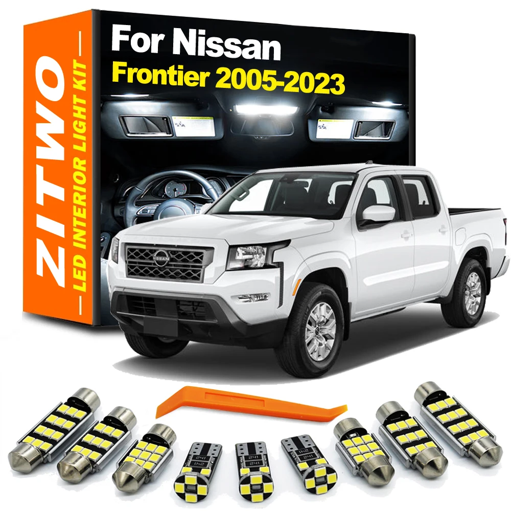 ZITWO Kit de luces LED de lectura y matrícula para Nissan Frontier