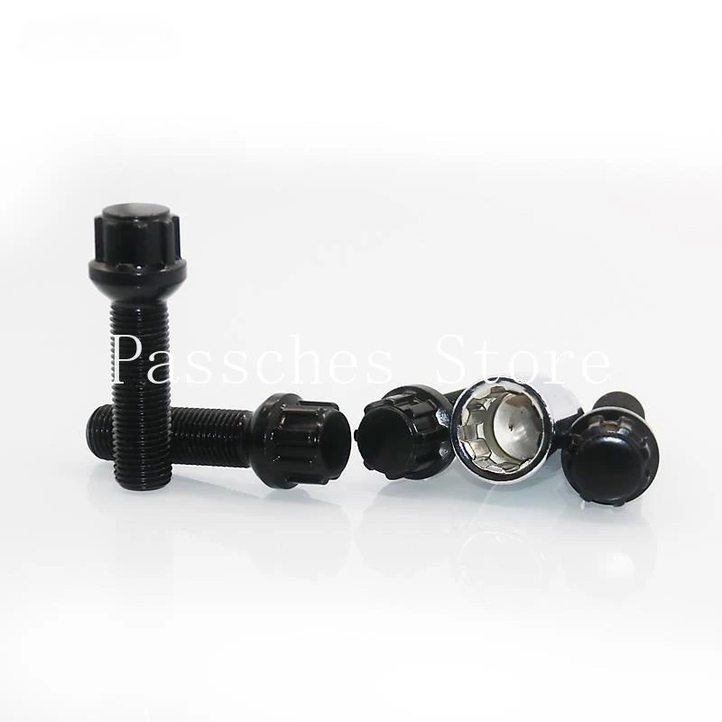 Kit 4 tornillos antirrobo extralargos 45mm M12-M14 con llave - imagen 5