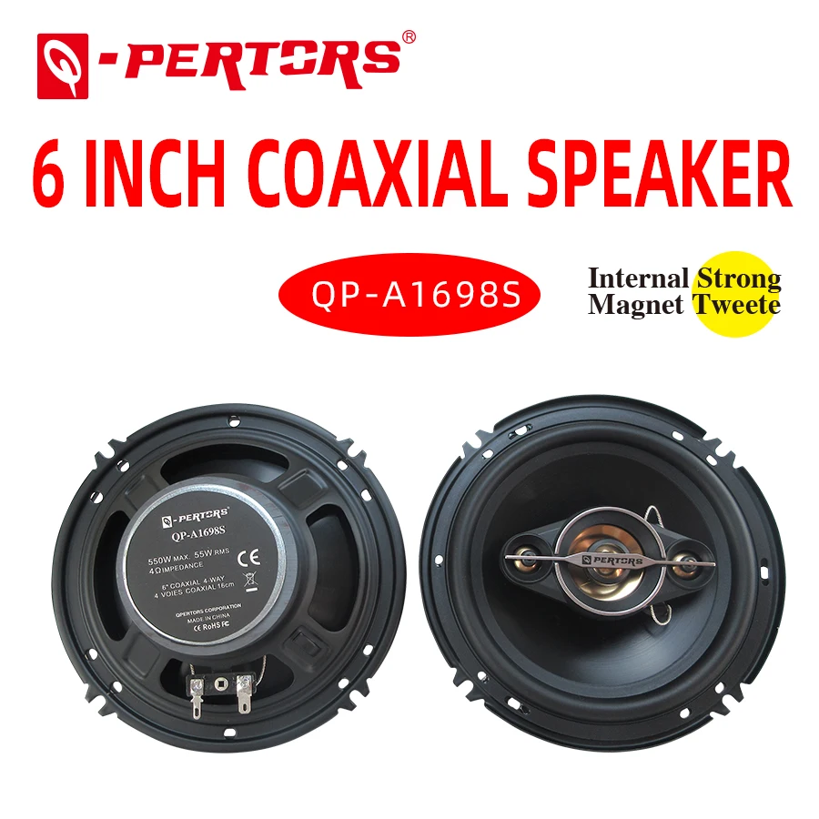 Q-PERTORS altavoces coaxiales para coche de alta potencia