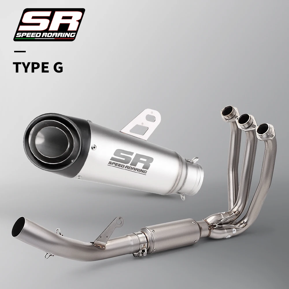 Sistema de escape completo CFMOTO 675SR, 675R y 675NK - imagen 2