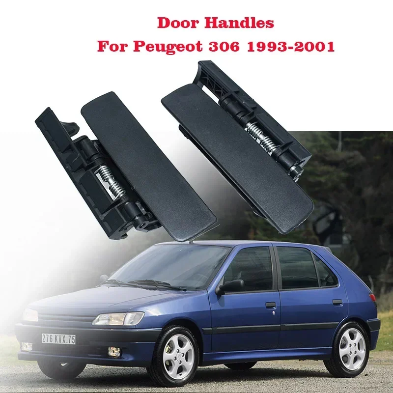 Manija de puerta exterior delantera izquierda derecha para PEUGEOT 306 1993-2001 9101P1, 9101P0