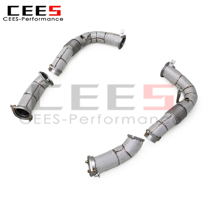 Tubo de bajada de escape Cees para BMW M5/M6 4.4 LCI 2024-2025 - imagen 2