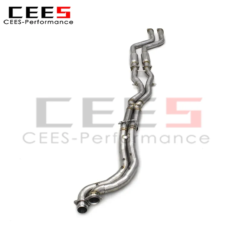 Cees tubo de escape medio BMW M3 E46 2004-2006 acero inox SS304 - imagen 2