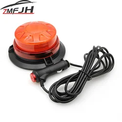Luz estroboscópica LED con base magnética para coche y camión