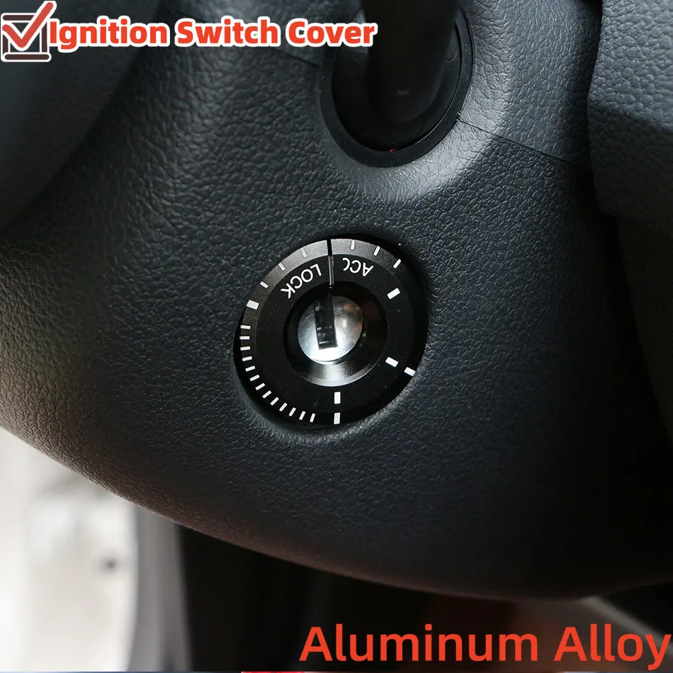 Anillo de encendido de coche, cubierta de interruptor, pegatina embellecedora para Volkswagen VW Golf 7 MK7 MK7.5 Jetta MK5 MK6 para Skoda Octavia Fabia YETI - imagen 4