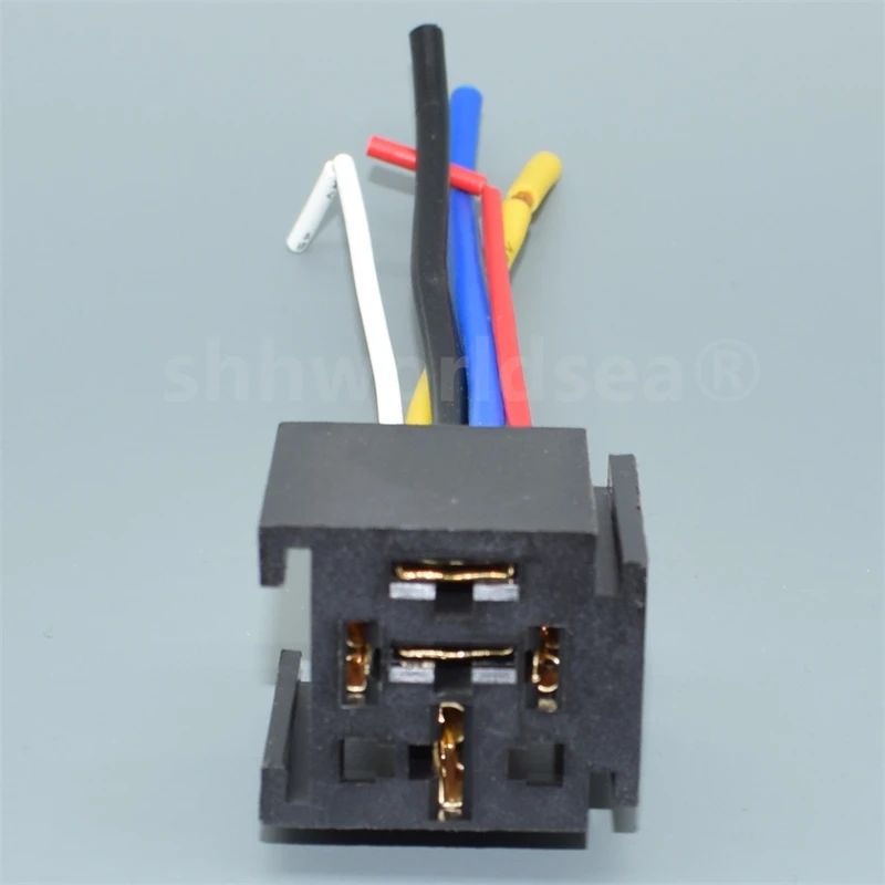 Soporte relé universal 80A 12V/24V 5 pines - recambio coche - imagen 2