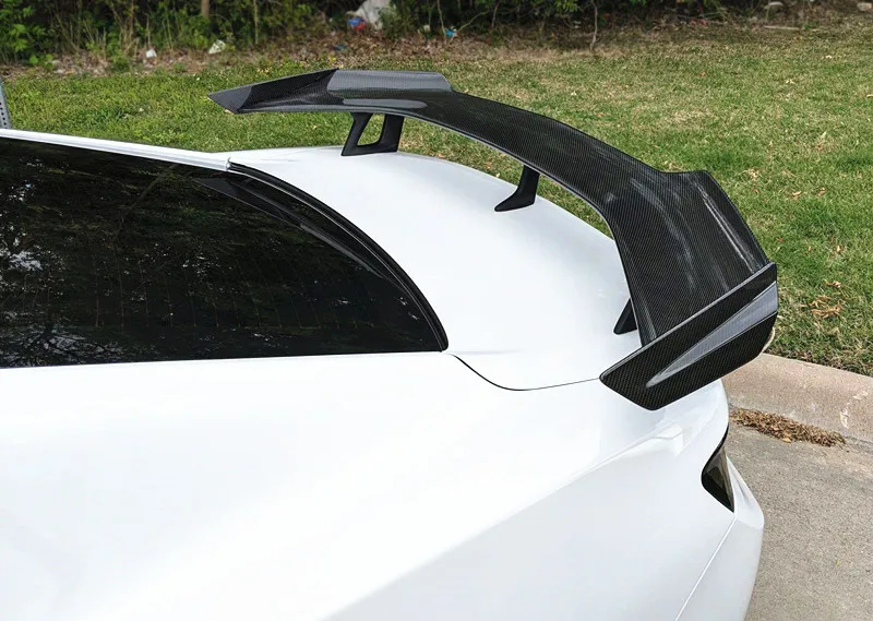 Alerón trasero de fibra de carbono estilo 1LE para Chevrolet Camaro VI SS - imagen 2