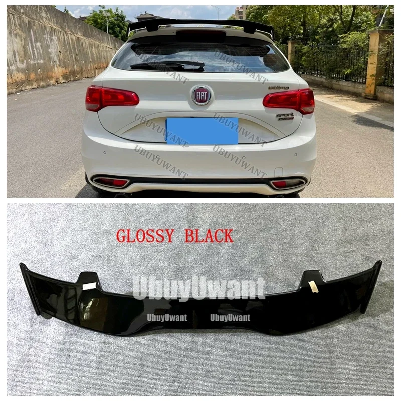 Alerón trasero negro brillante Fiat Bravo II (2007-2015) - imagen 4