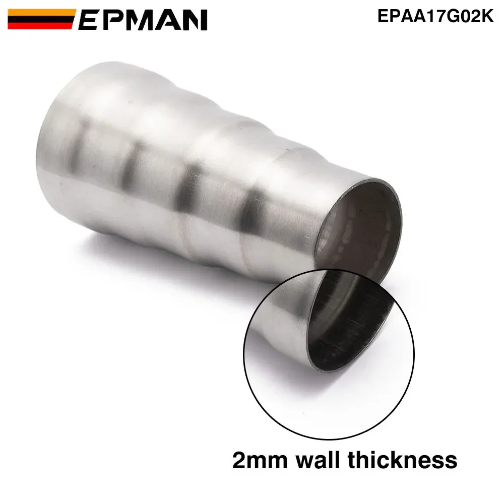 Adaptador reductor de escape EPMAN aceroinox 50 a 70mm universal - imagen 5
