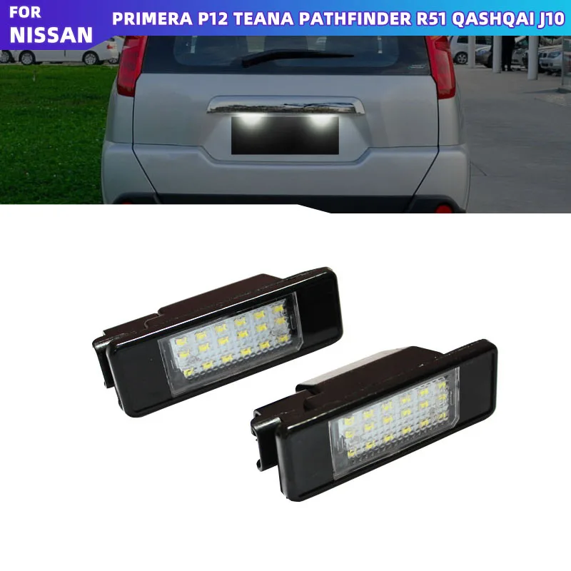 Lámpara matrícula LED Canbus Xenon blanco – Nissan SUV