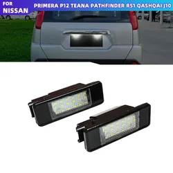 Lámpara matrícula LED Canbus Xenon blanco – Nissan SUV