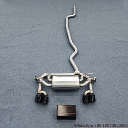 Tubo de escape catback para BMW 320 N20 ajuste parachoques trasero M3