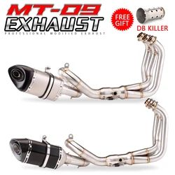 Sistema de escape completo Yamaha MT-09 / FZ-09 modificado