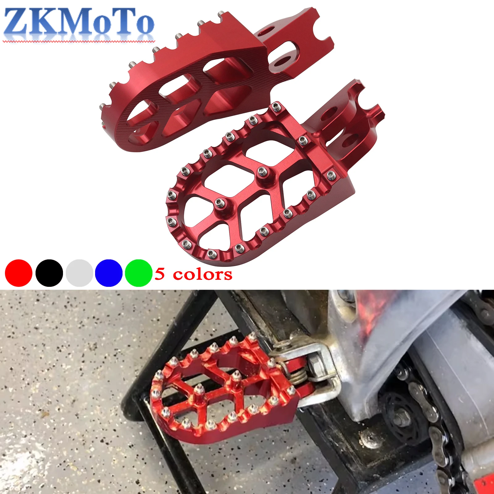 Reposapiés CNC para Honda CR/CRF 125-450 2004-2024