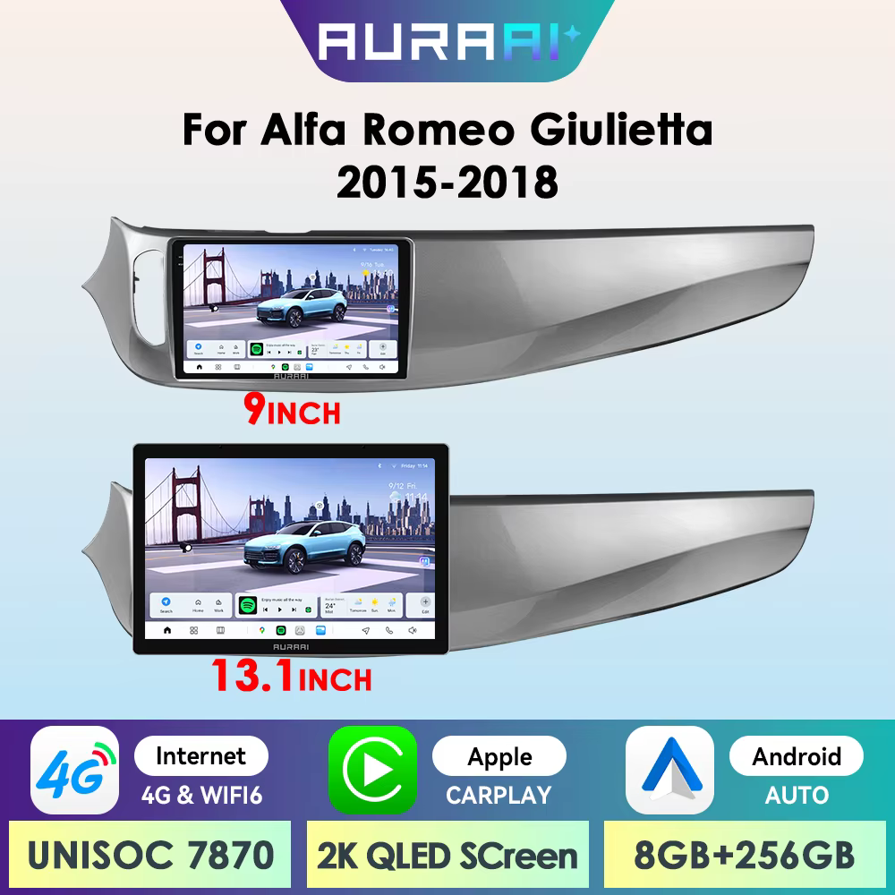 AURAAI X100 Pantalla Android para Alfa Romeo Giulietta 2015-2018