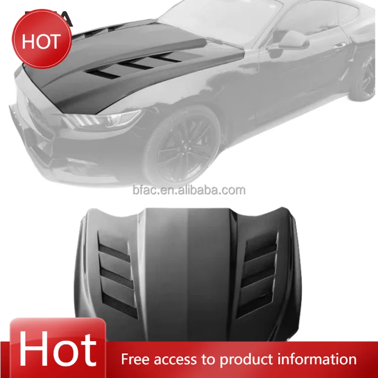 Nuevo capó de fibra de carbono estilo AC para Mustang 2015-2023