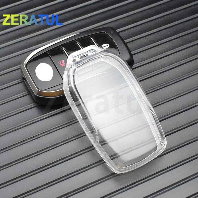 Funda TPU transparente llave coche Toyota Fortuner Hilux RAV4