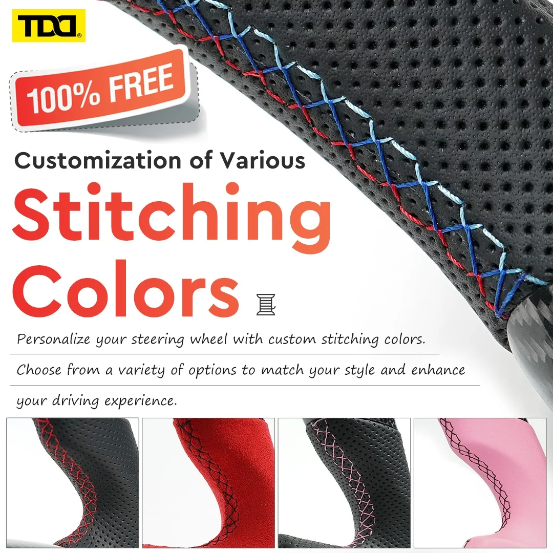 Volante LED Smart Galaxy Pro personalizado de fibra de carbono TDD para Dodge Charger Challenger - imagen 5