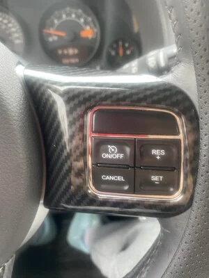 Pegatina fibra de carbono interior Jeep Wrangler JK 2011-2017 - imagen 3
