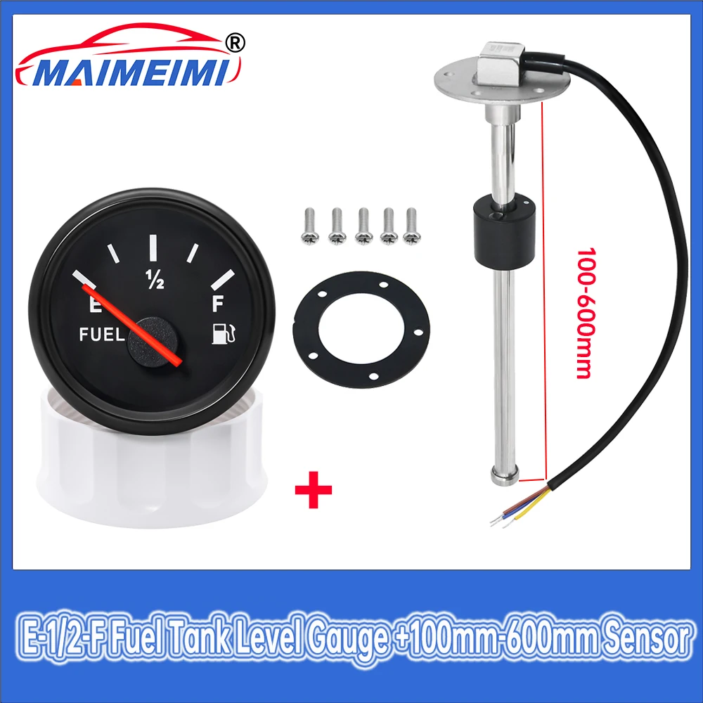 Medidor de nivel de combustible E-1/2-F 0-190 ohmios con aforador - imagen 2