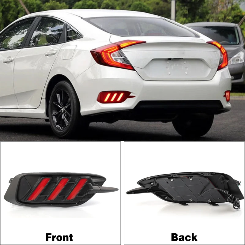 Piloto trasero LED con antiniebla para Honda Civic 2016-2021 - imagen 4