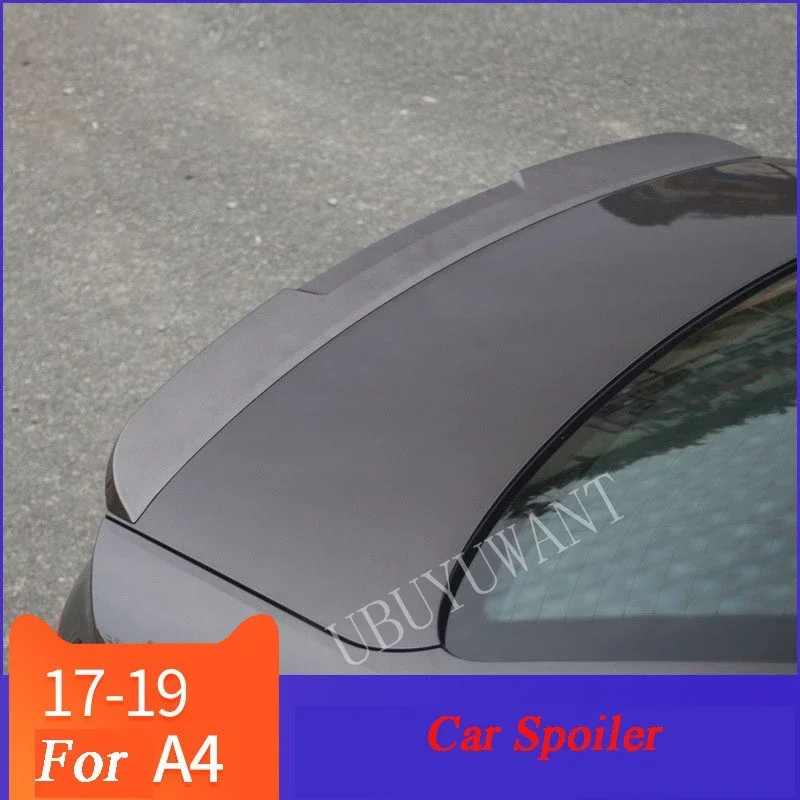 Alerón trasero ABS sin pintar Audi A4 B9 2017-2019 estilo ala maletero - imagen 4
