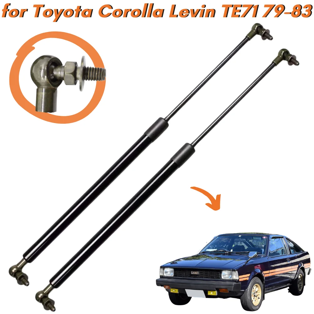 Puntales de maletero Toyota Corolla Levin TE71 Liftback 68950-19125