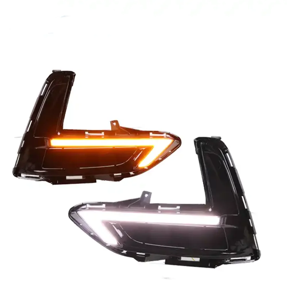 Para Nissan Sentra Drl Turn señal amarilla 2019 2020 accesorios para automóviles lámpara antiniebla luz Led de circulación diurna - imagen 5