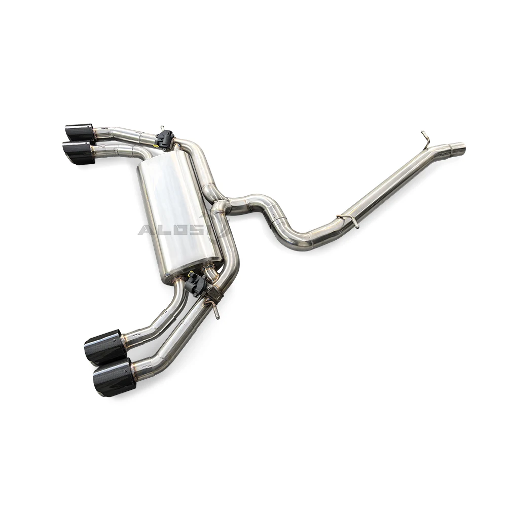 Escape cat-back acero inoxidable rendimiento Audi S3 2.0T 2017-2020 válvula - imagen 4