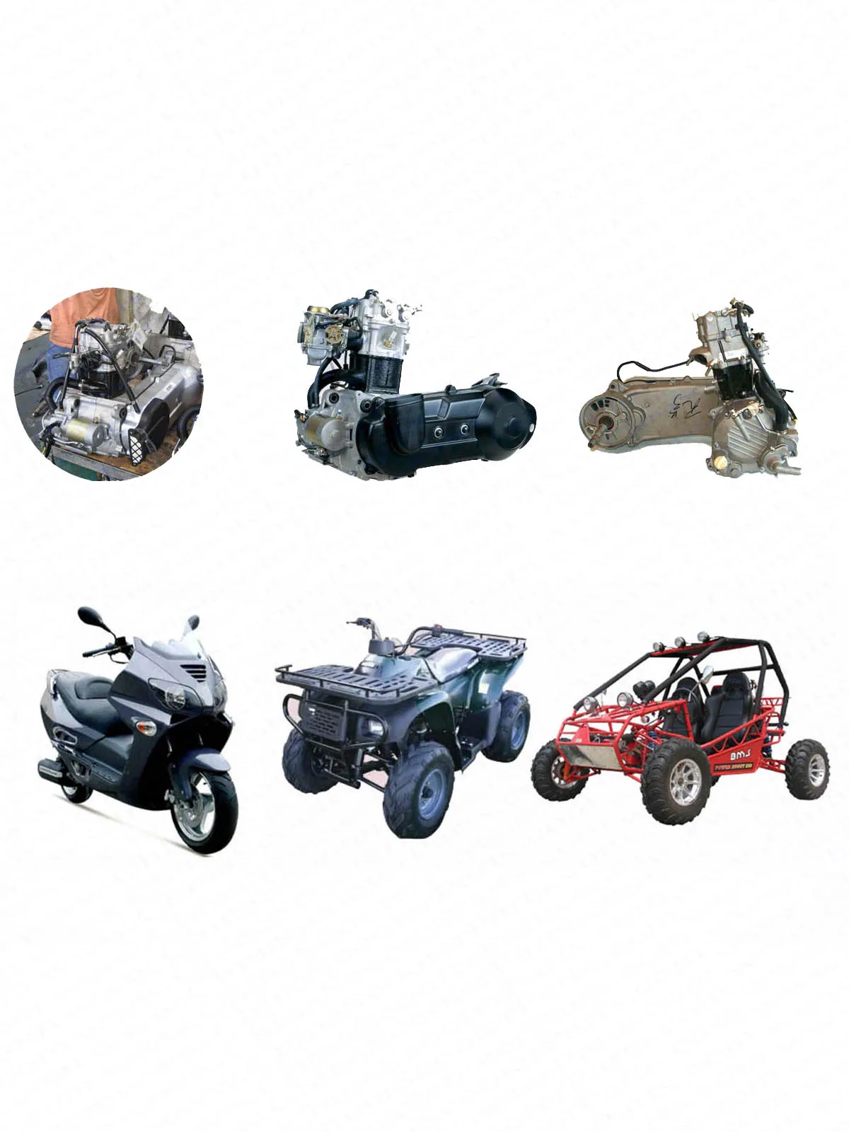 Zapata embrague de competición GY6 ATV Buggy Scooter 125CC 150CC - imagen 5