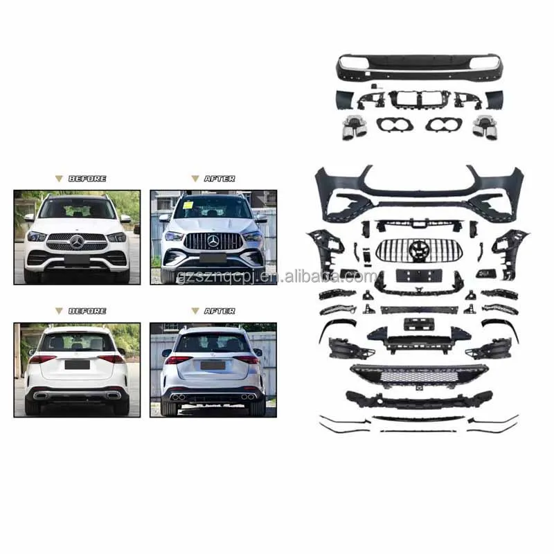Parachoques delimitador completo Mercedes GLE W167 2019-2021 AMG - imagen 2