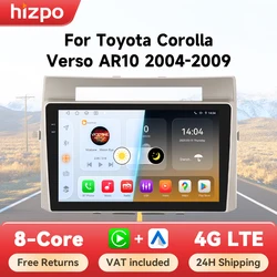 Radio Android 14 Hizpo con CarPlay y GPS – Toyota Corolla Verso AR10