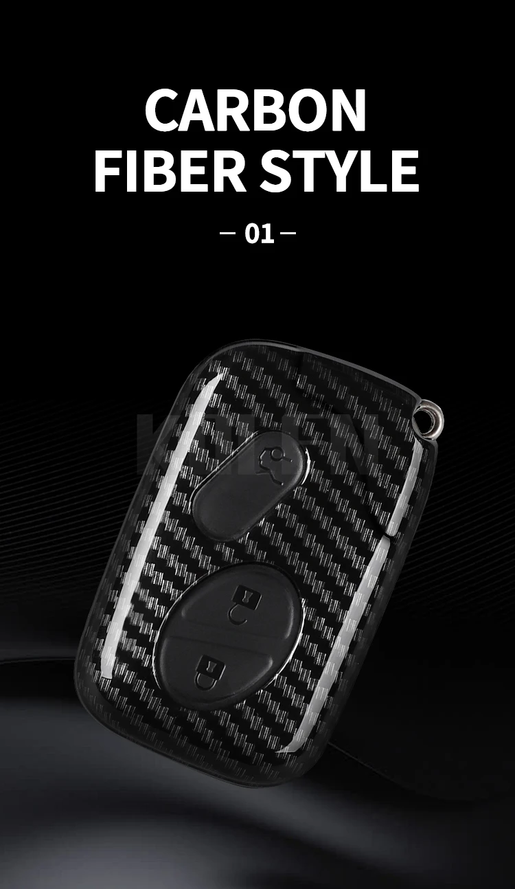 Detalle de la funda de PC para llave Lexus