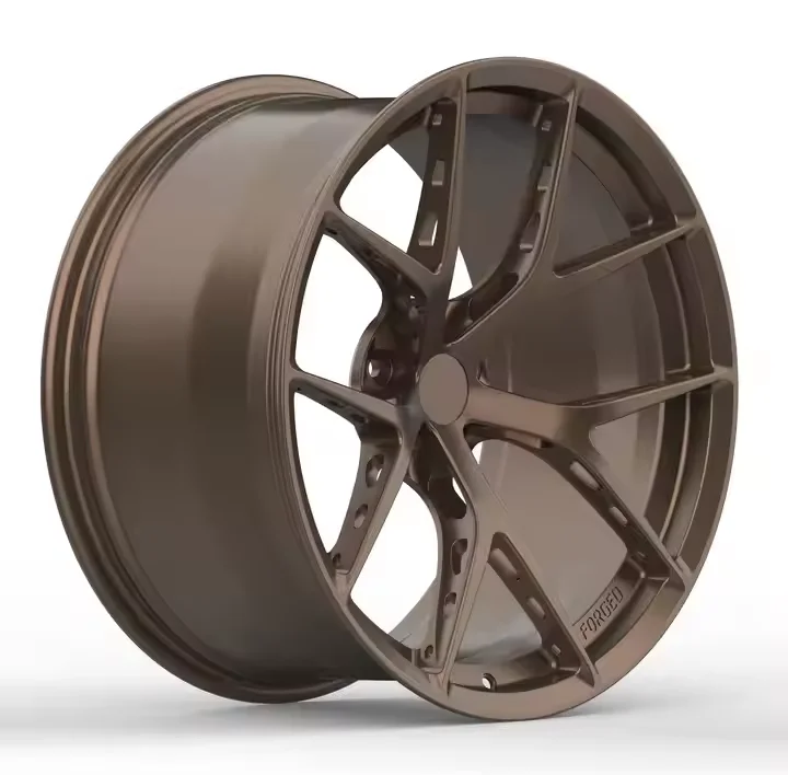 Adaptador de llanta CNC forjado dorado para coche - imagen 2