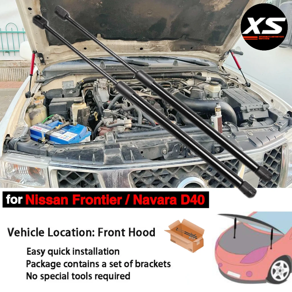 Amortiguadores de capó gas Nissan Navarra D40 Frontier Pathfinder