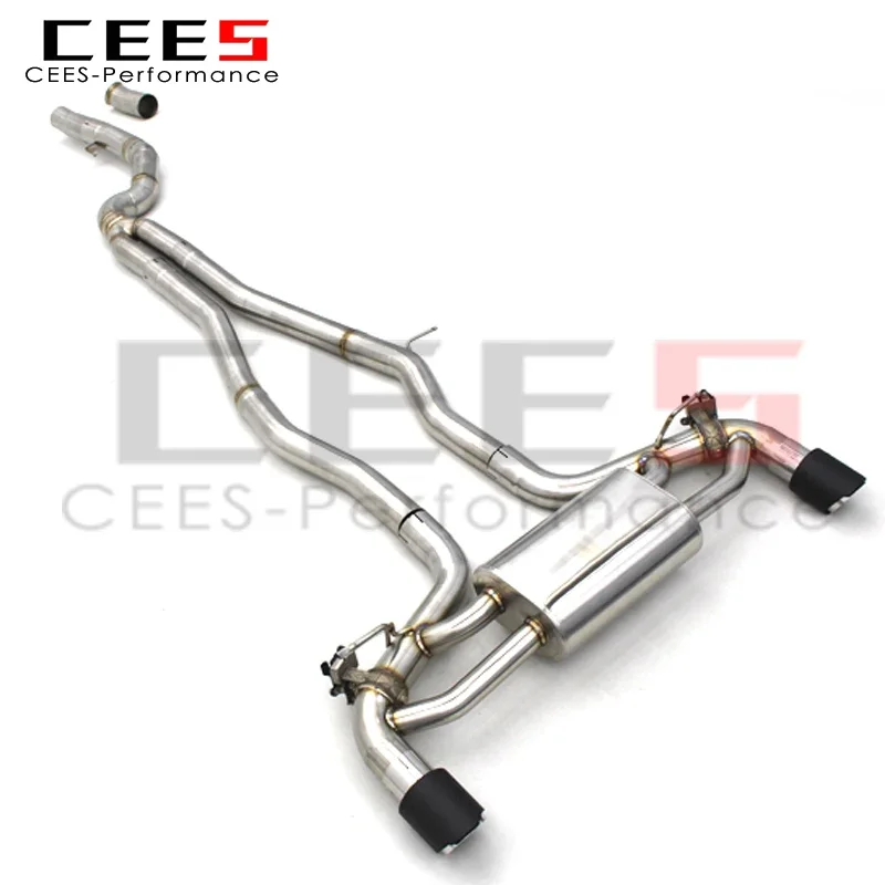 CeeS sistema de escape valvulado para BMW M240i G42 B58 3.0T - imagen 3