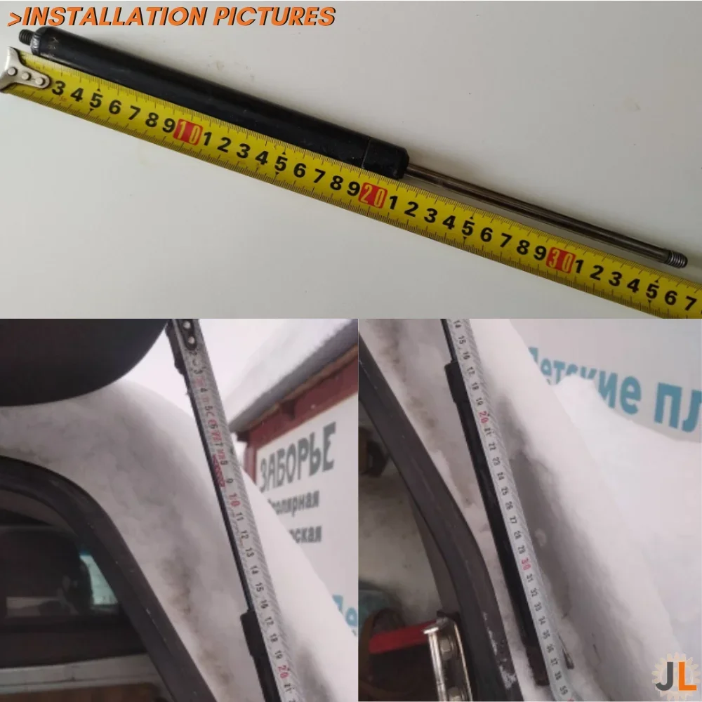 Amortiguadores de gas para luneta trasera Mitsubishi L200 KA/KB 2005-2014 - imagen 2