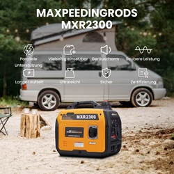 MAXPEEDINGRODS generador portátil con medidor digital