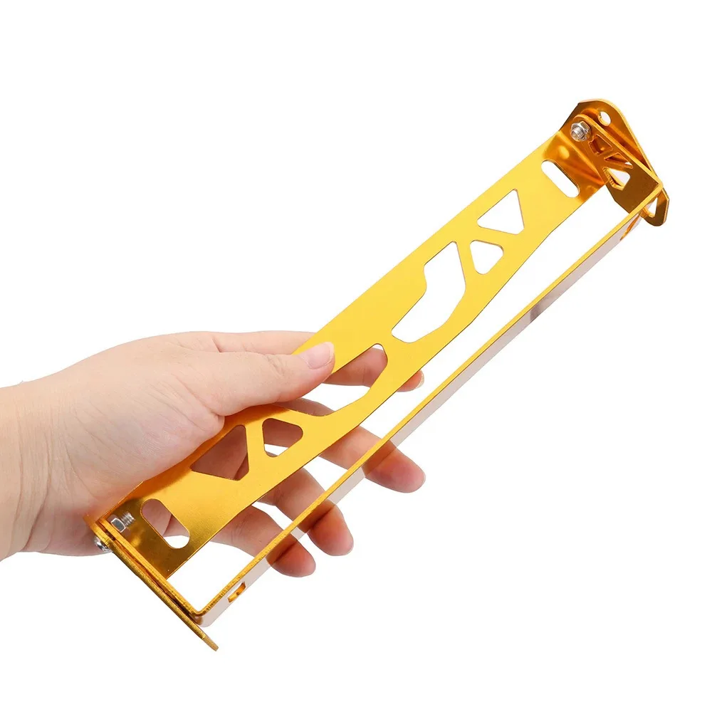 Soporte de matrícula JDM negro ajustable para tuning - imagen 3