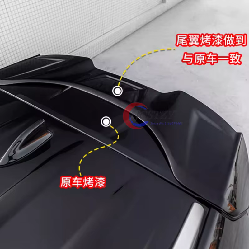 Alerón trasero ABS estilo fibra carbono – Toyota Highlander IV 2021-2024