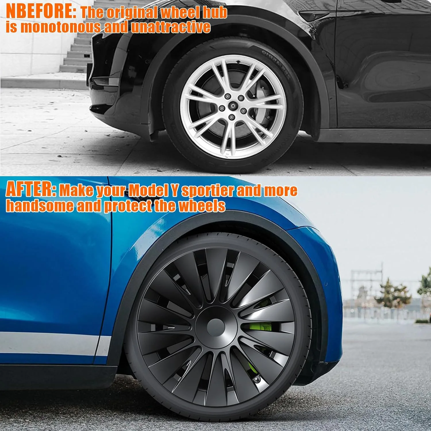 Tapacubos de 19 pulgadas para Tesla Model Y - imagen 4