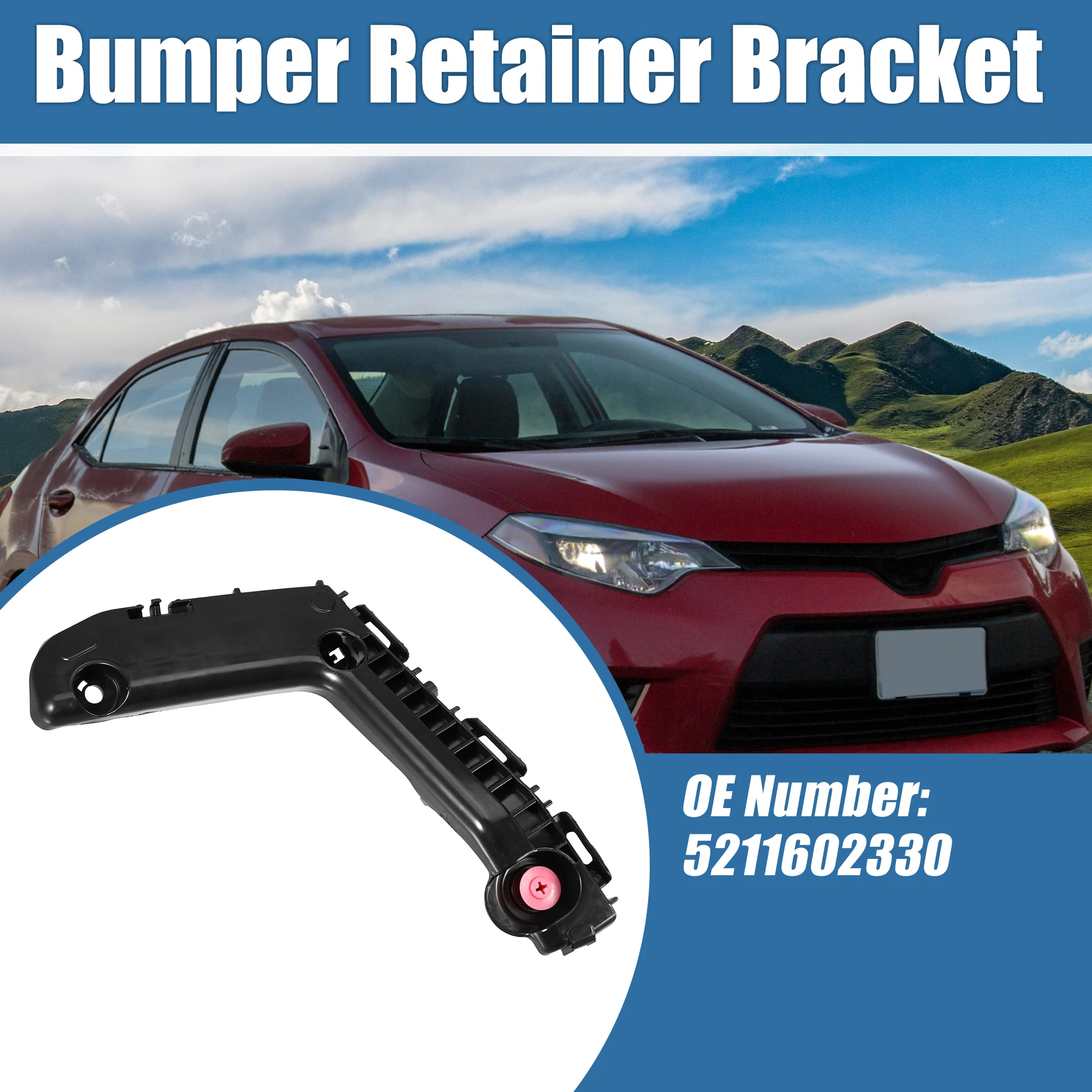 Soporte parachoques UXCELL 5211602330 – Toyota Corolla 2017-2019 izquierda