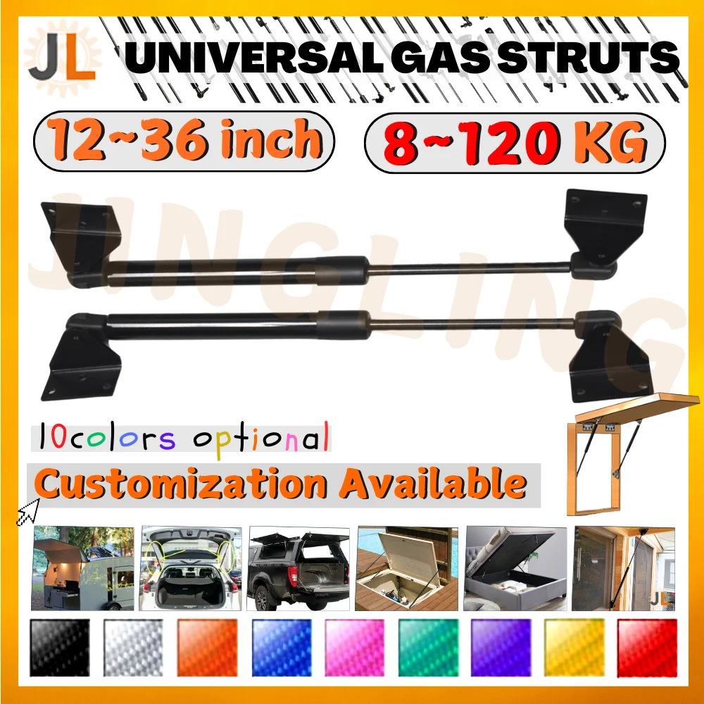 Amortiguador de gas universal 381 mm 312-1112N para puertas