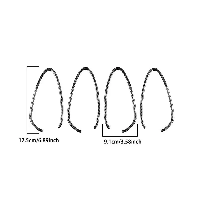Embellecedores de maneta interior Seat León 2005-2012 carbono