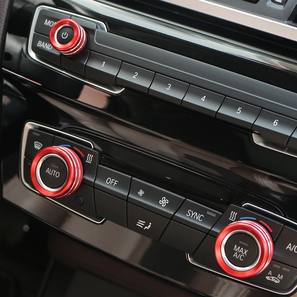 Aros embellecedores de aluminio para climatizador y audio BMW X1 F48 - imagen 4
