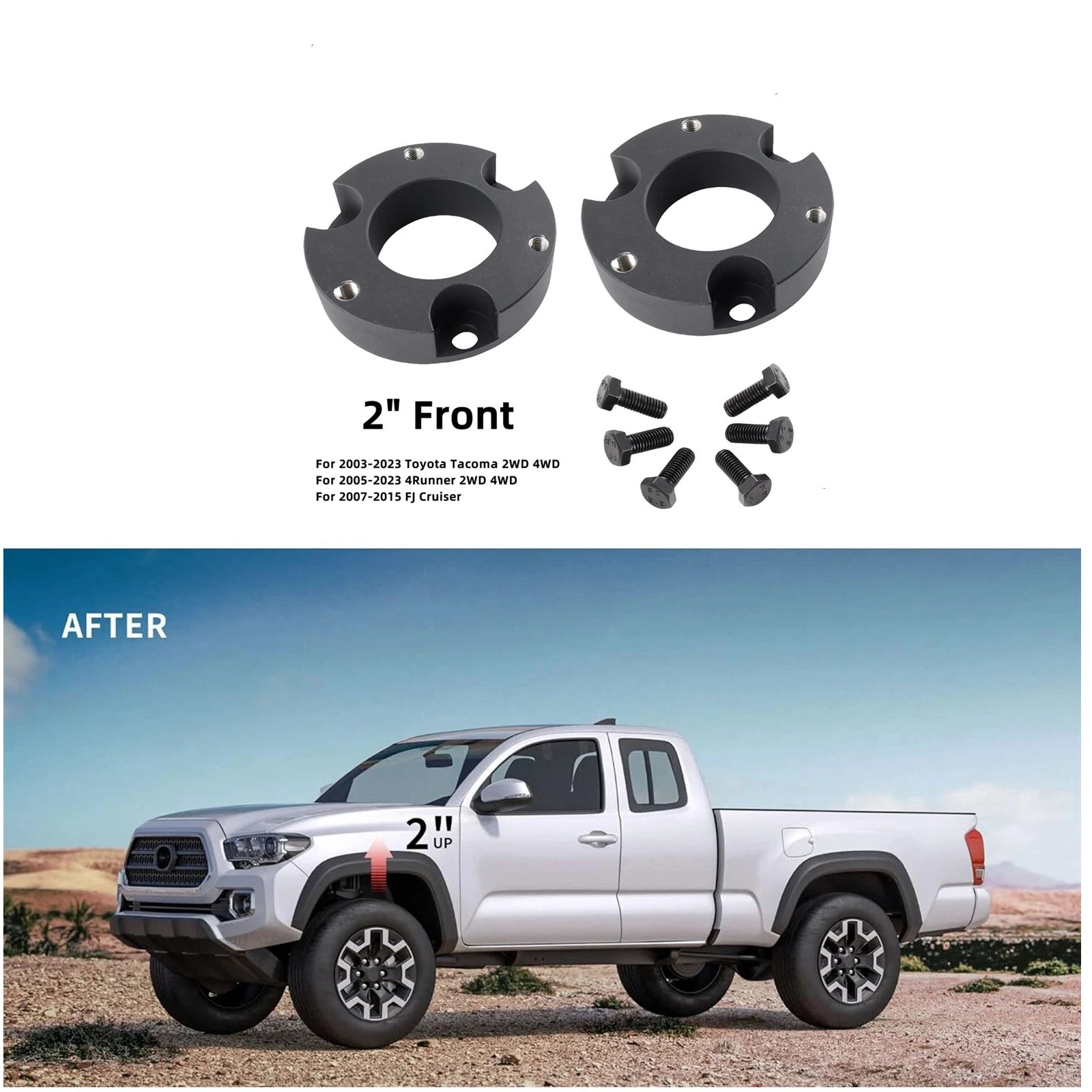 Kit elevación delantera ajustable Toyota Tacoma y 4Runner