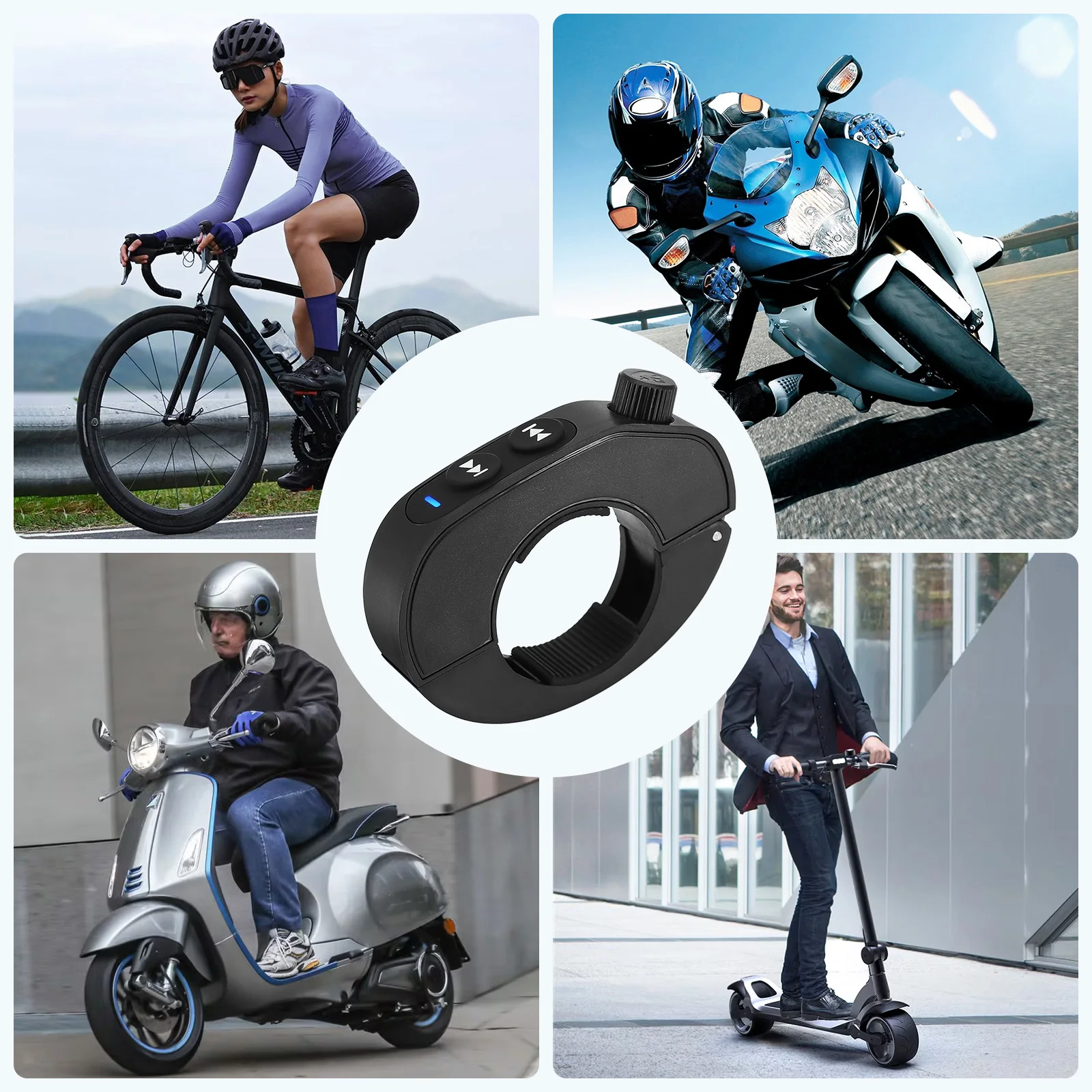 Control manillar Bluetooth manos libres impermeable para moto - imagen 5