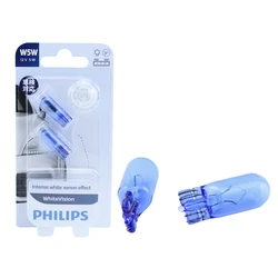 Bombillas Philips W5W T10 4000K luz blanca para interior del coche